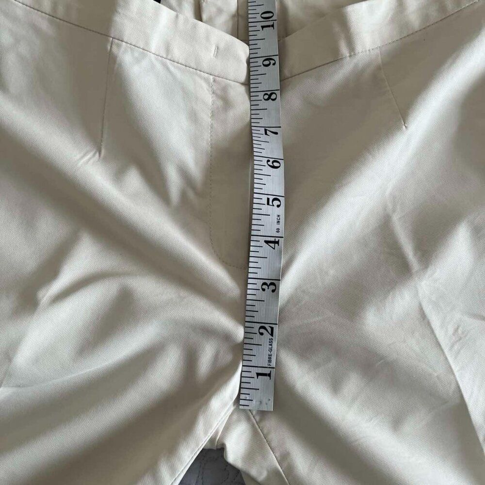 Escada Women's  Wide Cream Trousers Size 4 - Picture 9 of 12